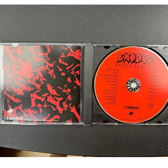 Exodus - Bonded By‎ Blood (Audio CD, 1989) American thrash metal - Picture 3 of 6